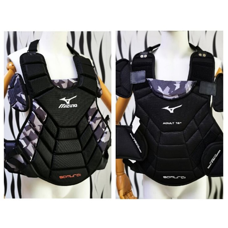 Mizuno/美津浓男运动棒球捕手护具护胸...