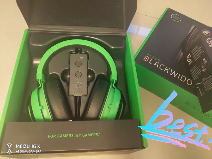 Razer雷蛇北海巨妖竞技版头戴式电竞游戏...