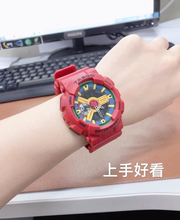 49元包邮电子表男女中学生防水运动手表女儿...