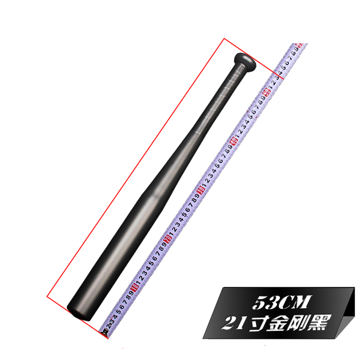 磨砂加厚合金钢黑棒球棍棒球杆铁棍球棒打架武...