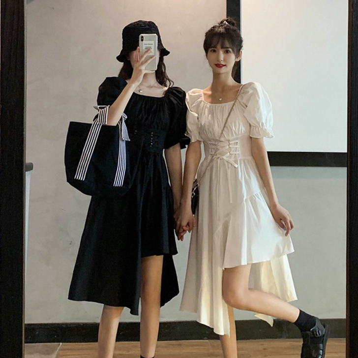 连衣裙 买来仅在家试穿一次