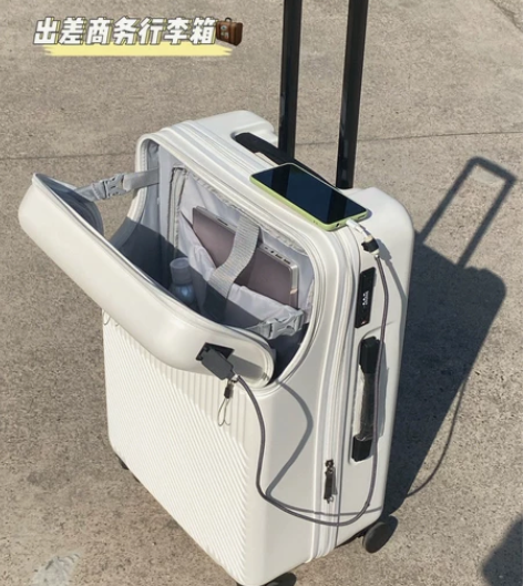 【不议价】2022新款前置开口登机行李箱女...