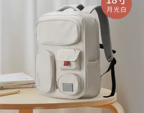 米熙背包女双肩包包2021新款电脑包户外旅...