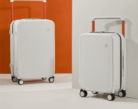 米熙新款宽拉杆行李箱女24寸大容量万向轮旅...