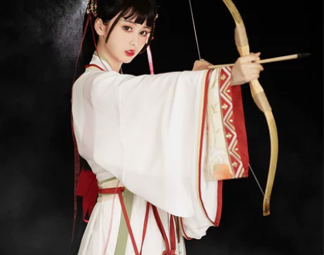 池夏 繁花入梦:云裳仙晋制直领交窬裙原创改...