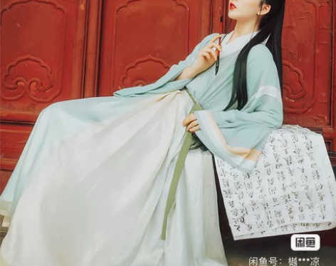 淡竹叶 花朝记原创设计 汉服女装襦裙 晋制...