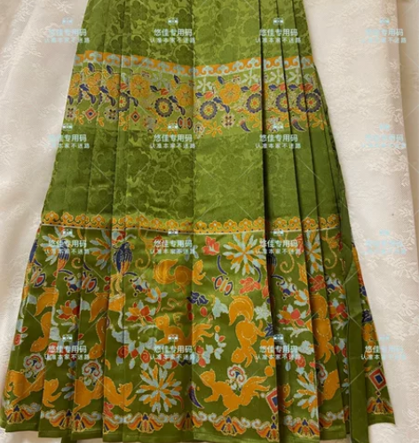 【包邮】兰若庭如意松S妆花马面裙汉服 全新...