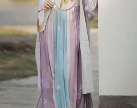 兰若庭 汉服 宋制 百迭 渐变 绣花 此...