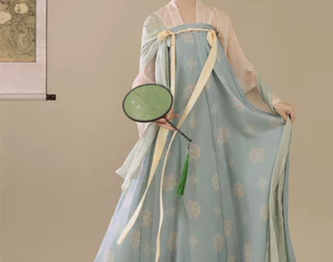 桔屿原创汉服女【长安花】唐制齐胸襦裙仙气复...