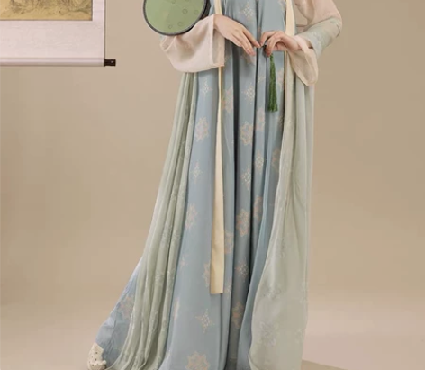 【出租】桔屿原创汉服女【长安花】唐制齐胸衫...