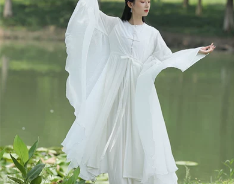 汉服倪羽裳-中道禅舞导师款高端飘逸仙气文艺...