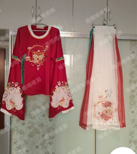 过年汉服都城南庄阿年百迭裙褶裙过年拜年汉服...