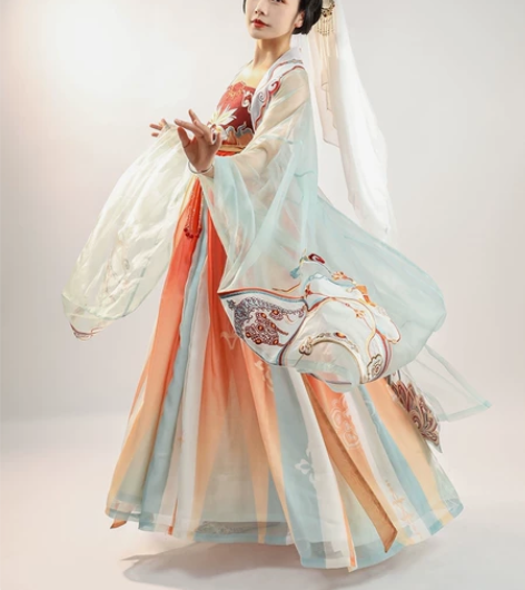 【汉服出租】都城南庄汉服玉腰奴诃子裙大袖衫...