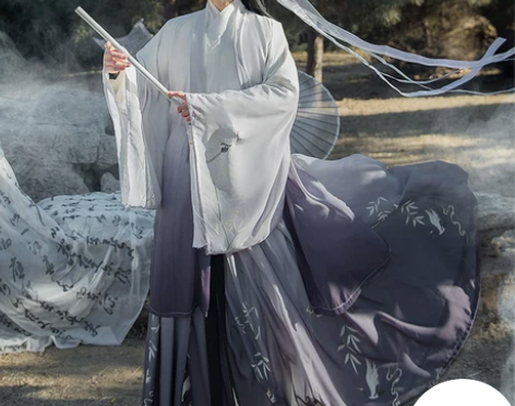 汉服男正品原创中国风汉服女侠客古装交领齐腰...
