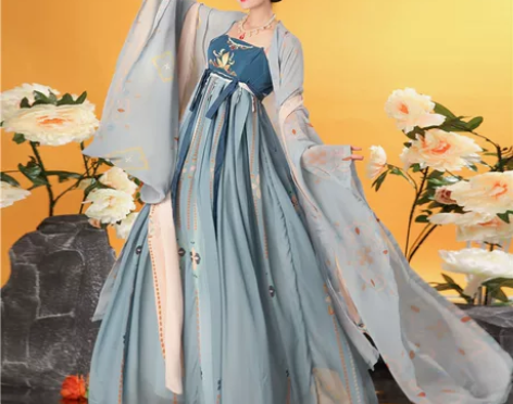 汉旭【至尊红颜】唐制诃子裙汉服女正品原创唐...