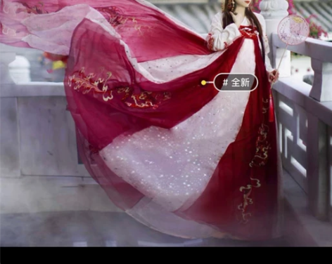 龙母汉服女襦裙摆广袖中国风学生古装夏超仙原...