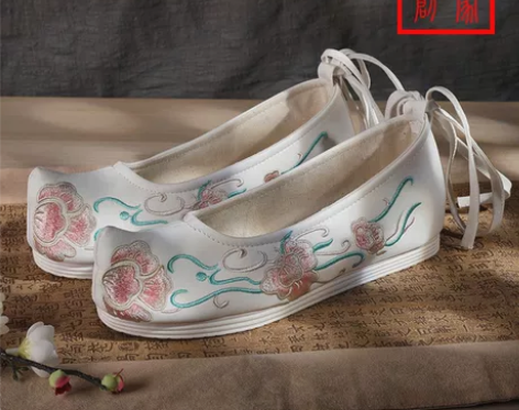 汉服鞋 春夏古装鞋子女古风汉服搭配复古内增...