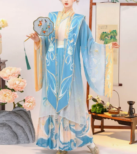 正版汉服出租｜劲合【南乡】曹县汉服宋制霞帔...