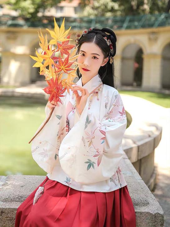 汉尚华莲枫灵原创汉服女明制正品正品！