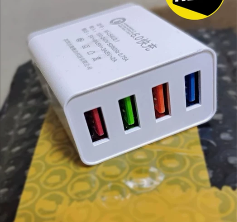 网店倒闭，甩卖快充6A多口手机充电器多插头...