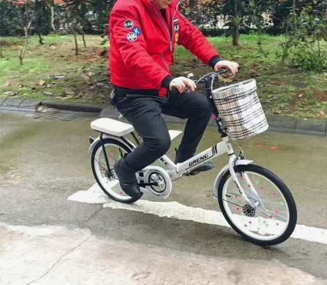 【免安装】成人折叠变速全新女式自行车通勤中...