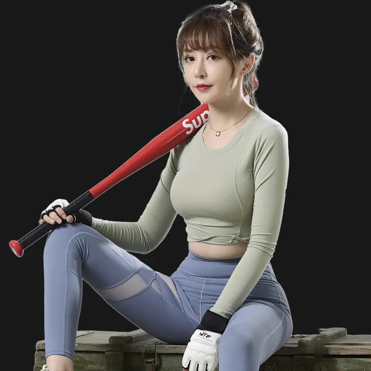 合金钢棒球棒车载防身棒球棍磨砂哑光黑加粗加...
