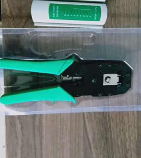 网线专用钳和线路测试仪，买来自己动手用了一...