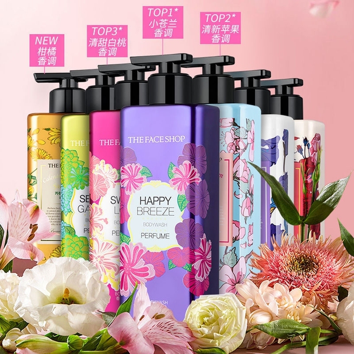 菲诗小铺香水沐浴露500ml，男女香氛香体...