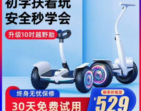 申燕超盛电动自平衡车成年智能儿童8-12越...