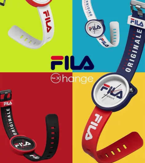 FILA斐乐手表男女士官方情侣款欧美撞色简...