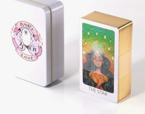 铁盒灵眼三只眼塔罗英文游戏卡牌