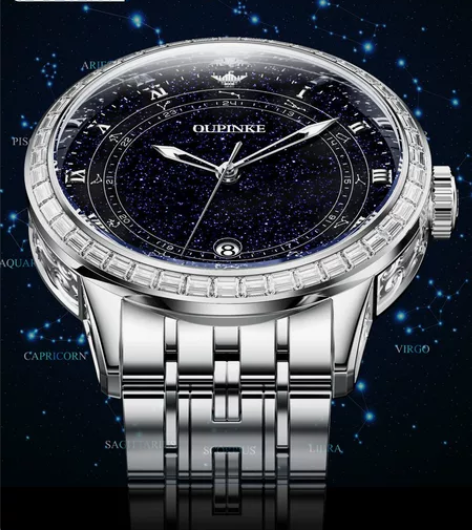 瑞士欧品客2022新款正品名牌手表男士全自...