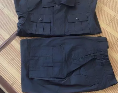 作训服正品保安服训练服冬季网格大码春秋执