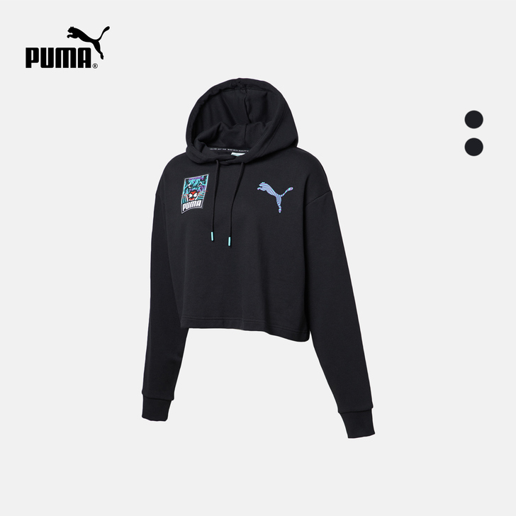 PUMA彪马官方正品 女子春秋连帽卫衣CL...
