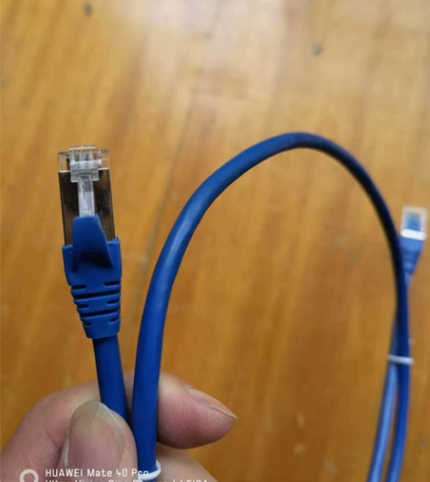 1米六类屏蔽网线,无包装 工程剩余几百条 ...