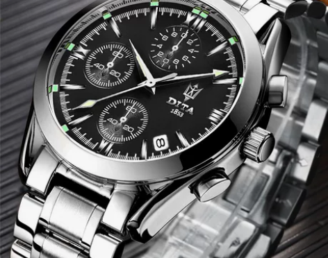 包邮迪塔手表男品牌男表2021新款夜光石英...