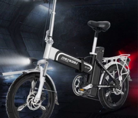 正步X6 S版外卖版20寸折叠电动车，双电...