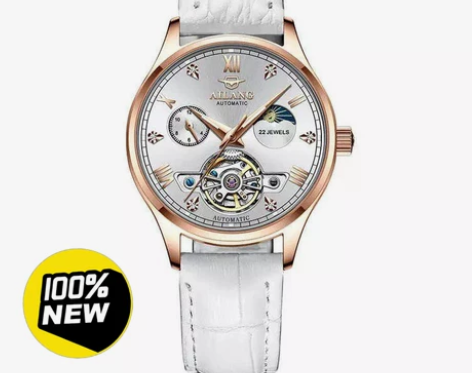 瑞士艾浪手表女士机械表全自动韩版简约学生女...