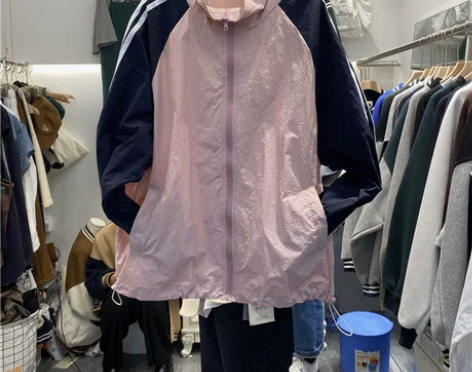 大9 2022春夏装新款韩版宽松显瘦立领条...