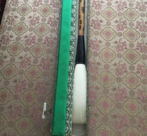 日本回流，创汇时期，精品花卉纯羊毫老毛笔，...