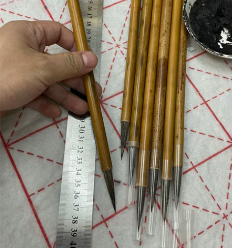 安徽宣笔 紫豪笔。90 年代产品 感兴趣的...