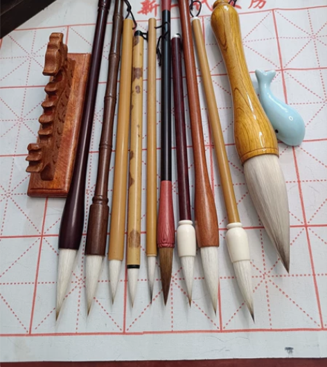 清库存,十支毛笔68元,如果要加上龙头笔搁...