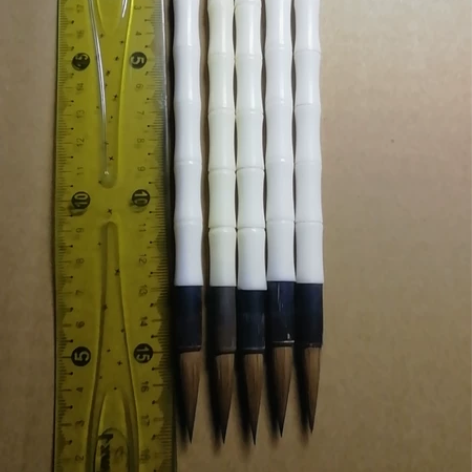 莱州毛笔，羊毫狼毫兼毫毛笔，冰清未刻字，尺...