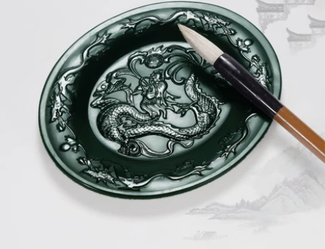 【大师作品】 和田玉《笔砚》摆件 1.亦作...