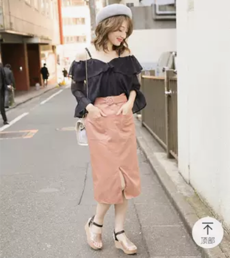 collectpoint 日系半身裙灯光下...