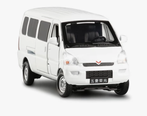 1/32五菱荣光/之光/星面包车合金车模六...