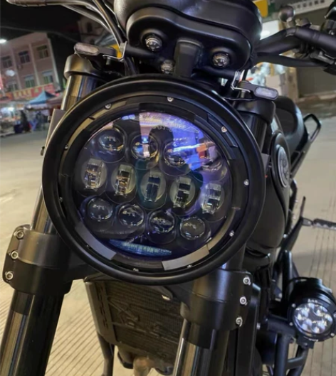 摩托车改装大灯 无极300ac500ac,...