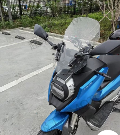 力帆kpv150改装前移后视镜全cnc氧化...