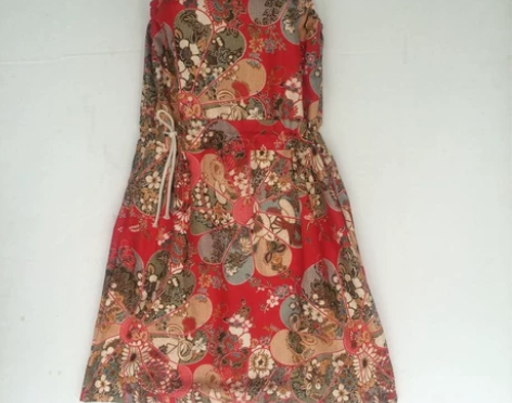 民族风新款田园风亚麻棉麻连衣裙吊带裙A字裙...