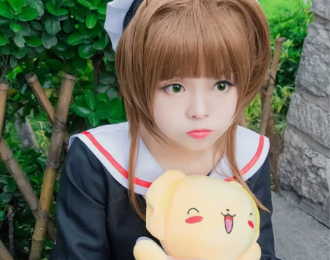 猫老师木之本樱假发魔卡少女樱cosplay...